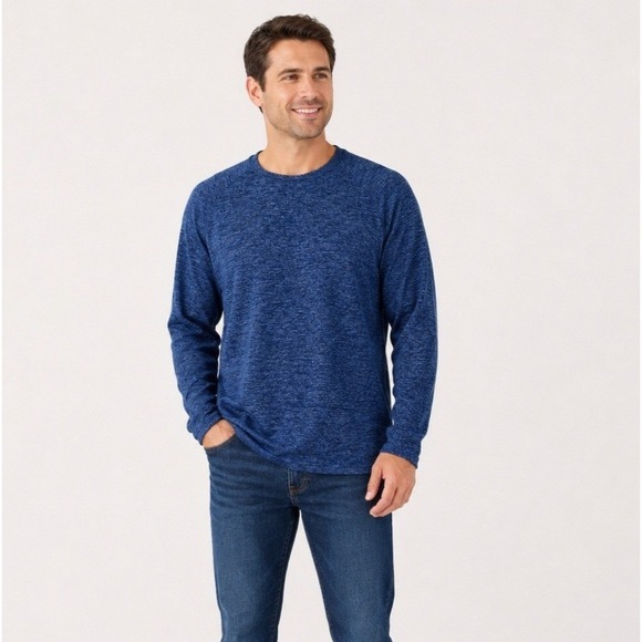 Buffalo Jeans Other - Buffalo David Bitton Sweater Mens Medium Blue Long‎ Sleeve Medium Weight